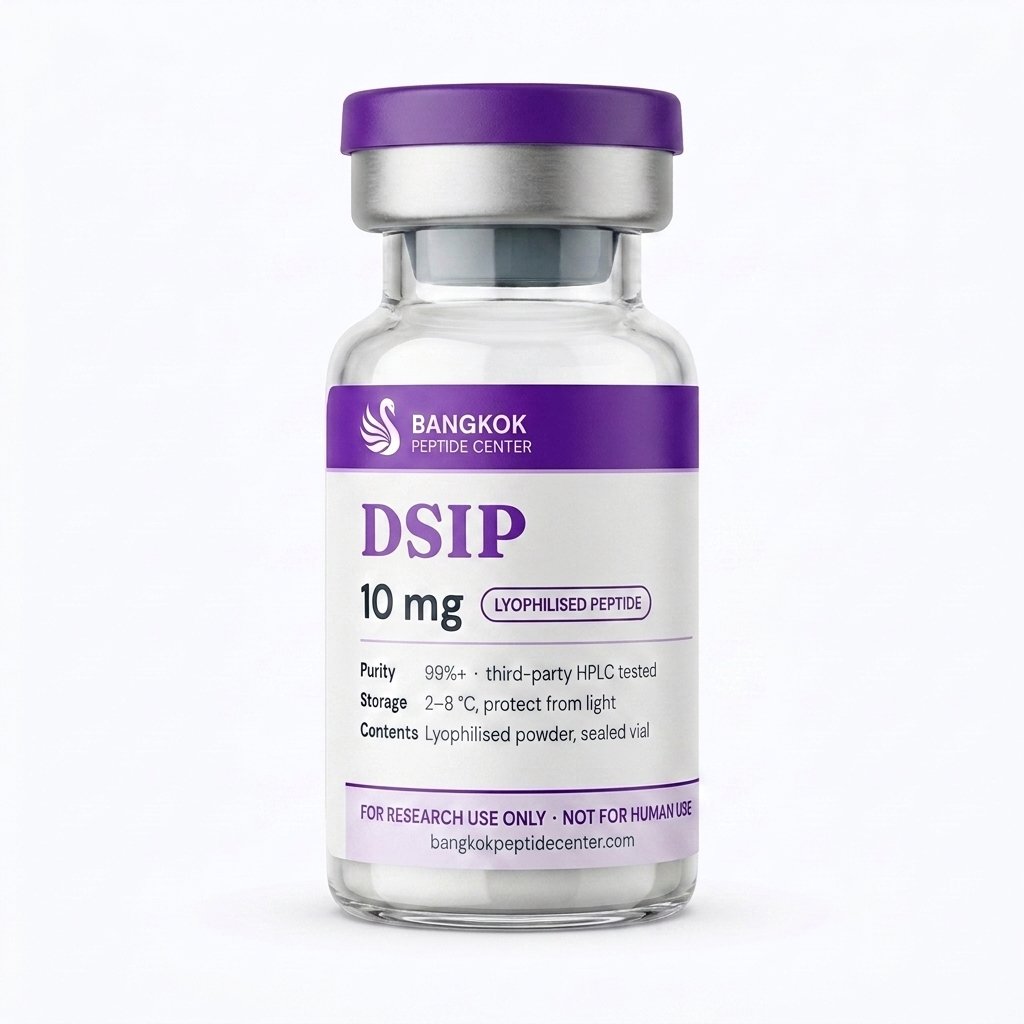 DSIP 10mg lyophilised research peptide vial – Bangkok Peptide Center, Thailand